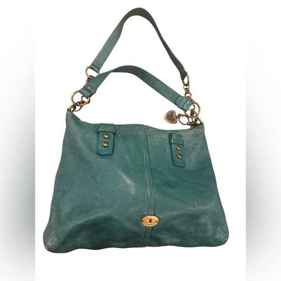 Fossil large  Leather Shoulder Bag - Picture 1 of 11
